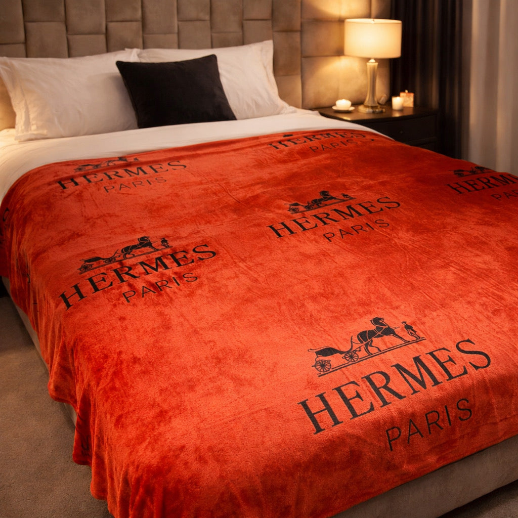 PLAID HERMÈS ORANGE