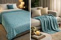Plaid LV - BLEU TURQUOISE